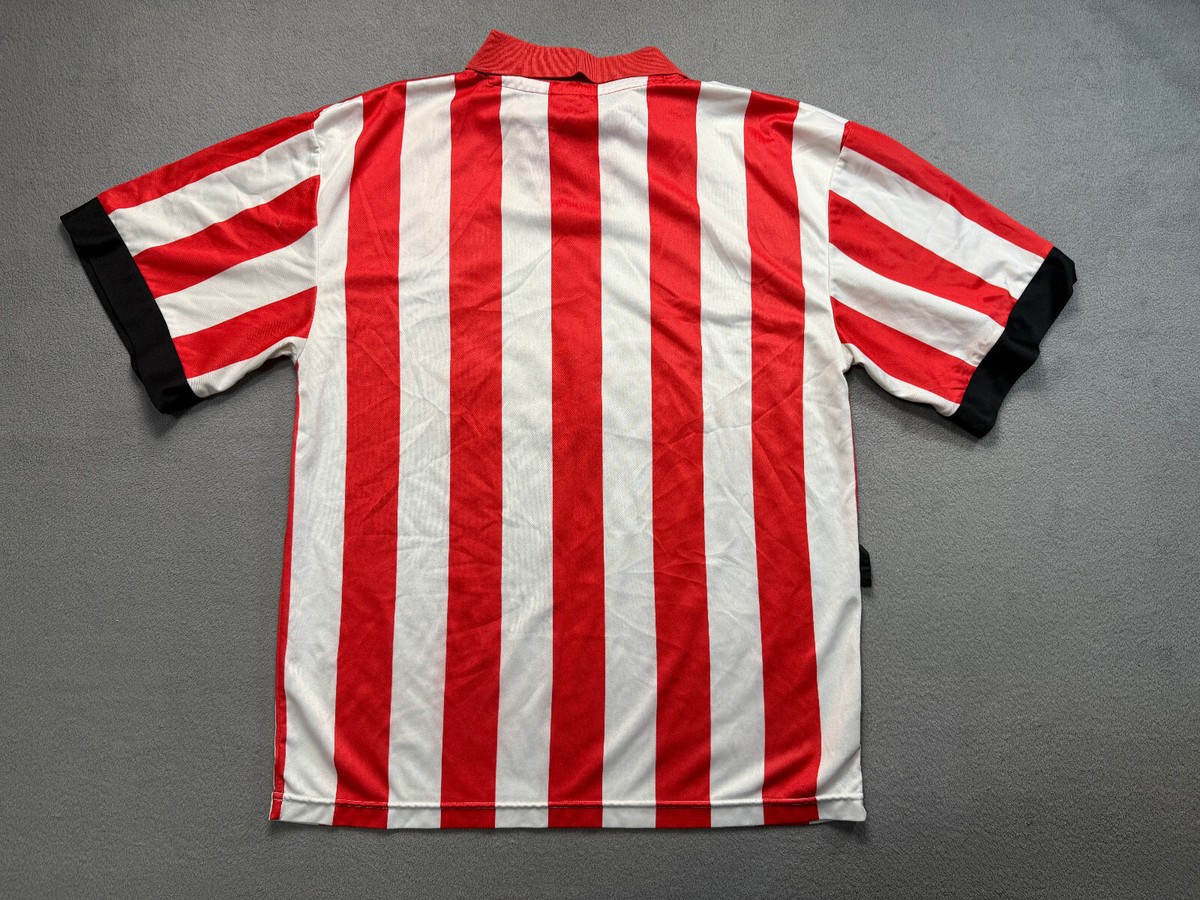 ビンテージ！サンダーランド　94-96 HOME ユニフォーム Sunderland Score Draw Retro 1994-96 Home Jersey mens size M