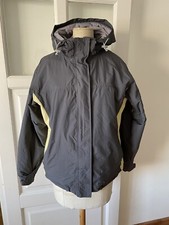 B&c Ladies Jacket Wind Proof Shower Jacket Winter Grey Yellow Size M