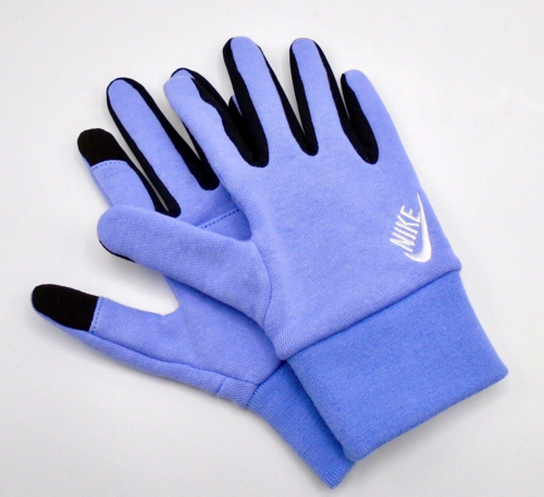 Nike Club Fleece Gloves Youth Large Light Thistle/Black/White - Picture 1 of 7