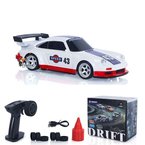 High Speed 2.4G Mini RC Drift Car 1/43 Rennfahrzeuge 4WD RTR Mini Spielzeug Modell - Bild 4 von 20