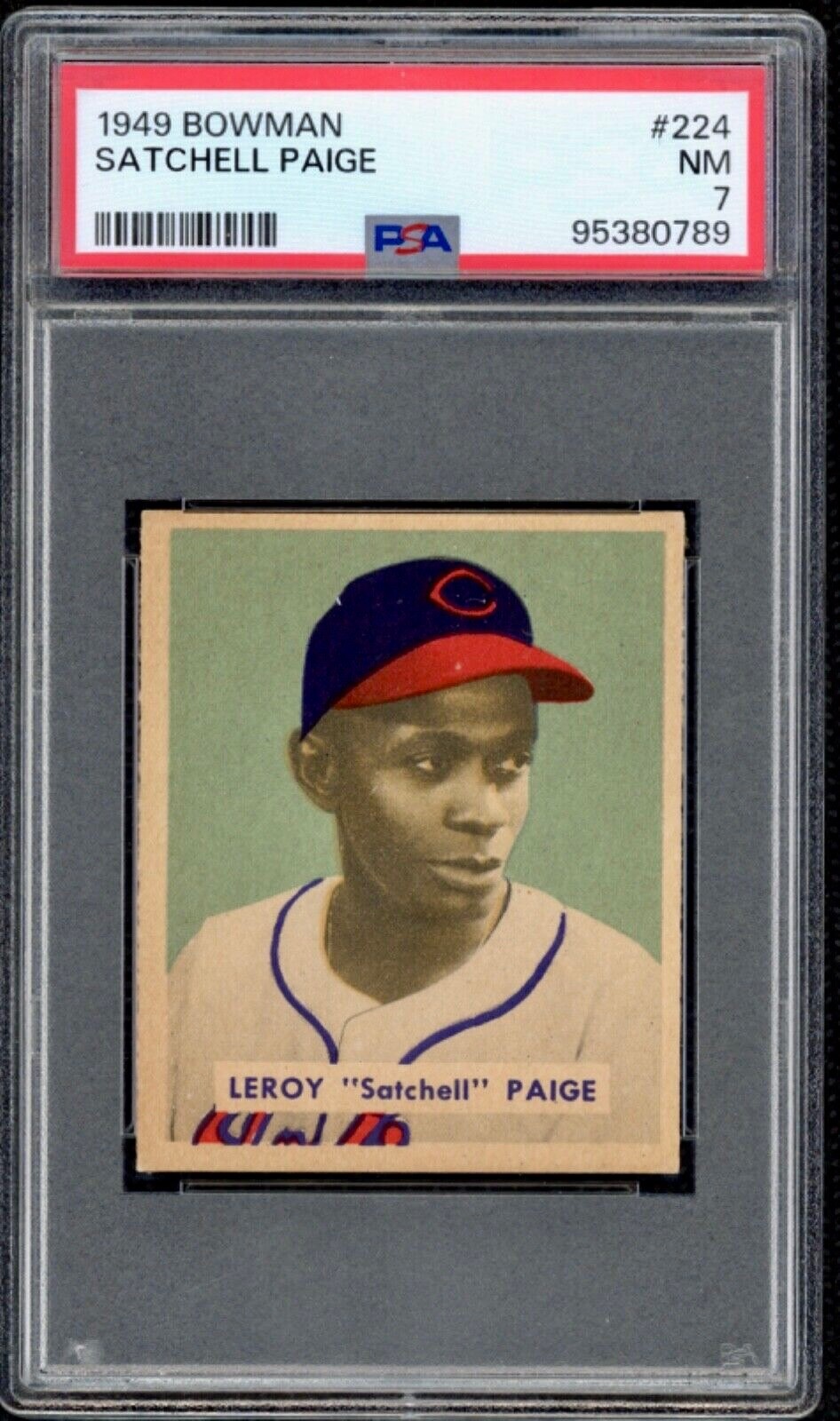 1949 Bowman  #224 SATCHEL PAIGE 🔥 PSA 7 NM