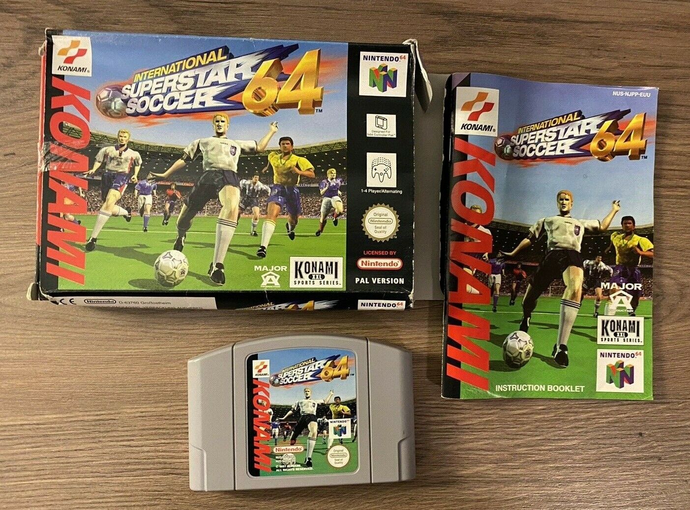 Nintendo 64 International Superstar Soccer 64 ISS 64 Box -  Hong Kong