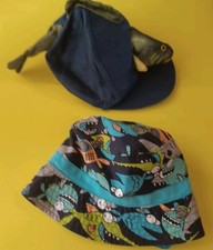 Lot Of 2 Toddler Hats Fishing Fun Size One 12-18 Months And One Is Adjustable