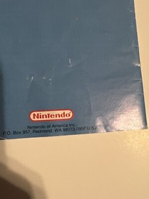 RARE Nintendo Authentic Original To the Earth Instruction Manual/Booklet NES