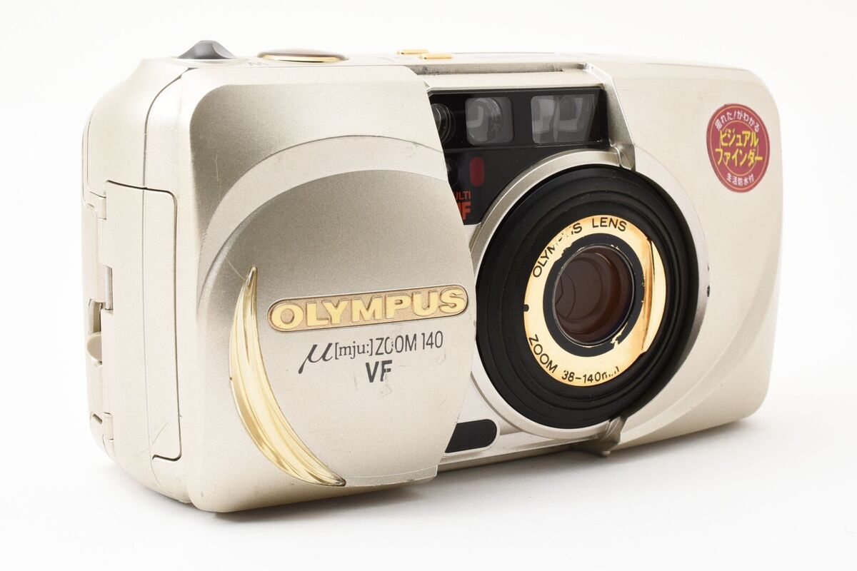Olympus μ mju ZOOM 140 VF 35mm Point & Shoot Camera Gold Olympus μ mju ZOOM 140 VF 35mm Point & Shoot Camera Gold