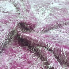 Pelzstola Echtfell Kuschelwecher Zottel-/Langhaarplu00fcsch Blau