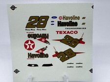 HO Scale Slot Car Water Slide Decal, Silk Screen w/ White NOT A COPY - NEW
