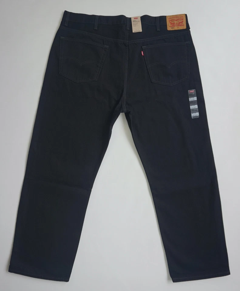 LEVI'S BIG & TALL BLACK 505 REGULAR Jeans Men's, Authentic BRAND NEW (045050260) - image 2 of 4