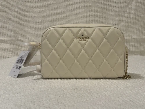 Kate Spade New York Smooth Quilted Leather Crossbody Carey Bag