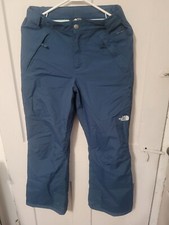 Girls North Face Dryvent Snow Pants Blue EZ Grow XL Extra Large