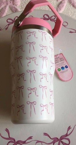 LtdEdition TK MAXX Hydrate Double Wall Coquette BOW 550ml Drinking TUMBLER VIRAL - Picture 9 of 12