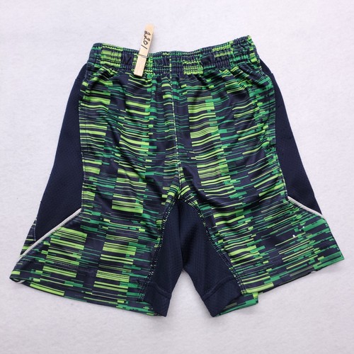 Nike Athletic Pull On Running Shorts Toddler Boys Size 3T Green Blue - Picture 2 of 8