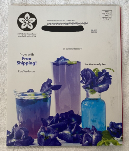 Baker Creek Heirloom Seeds 2025 Rare Seed Catalog America's Favorite Seeds! NEW - Picture 2 of 2