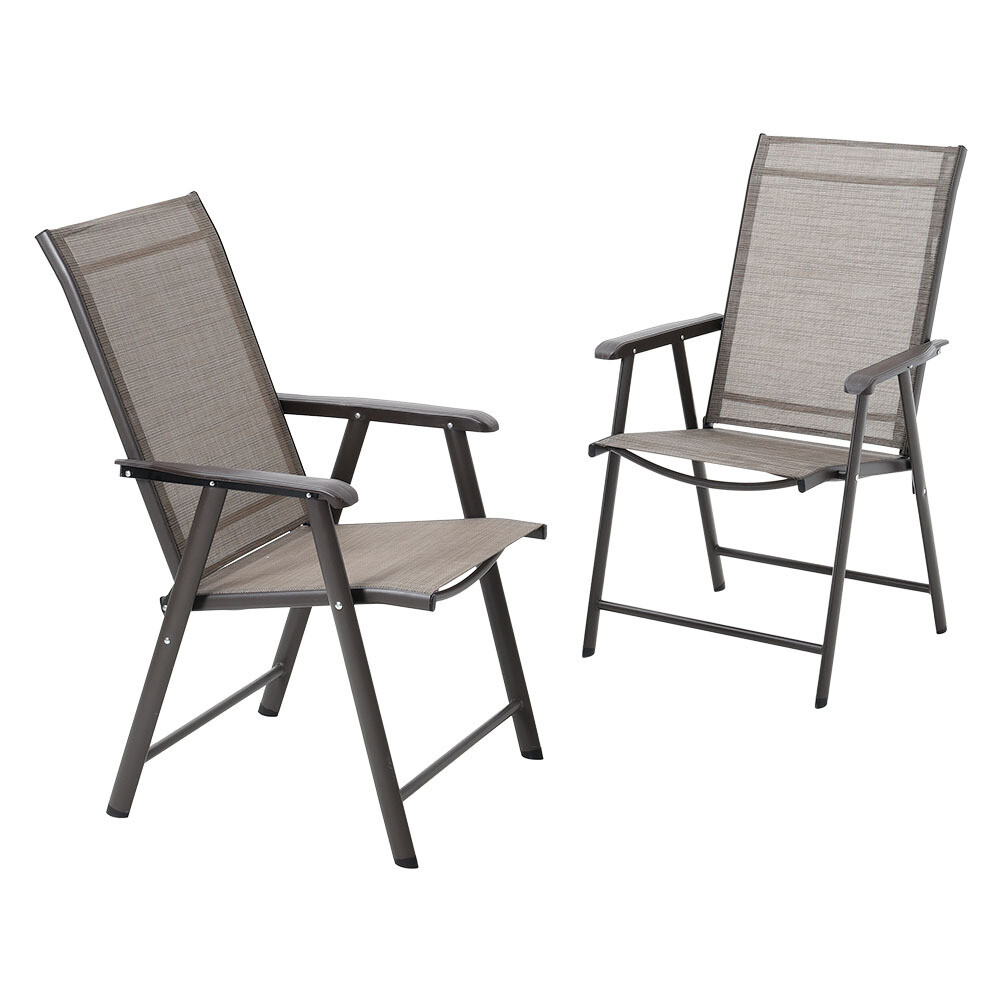 Fold Up 2/4/6 Seater Chairs Folding High Back Recliner Outdoor Patio Armchair UK