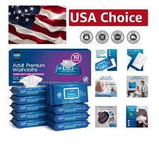 500 Count Hypoallergenic Aloe Vera Wipes - Perfect for Adult Cleaning  Care