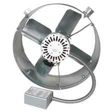1650 Cfm Mill Electric Gable Mount Power Attic Fan With Adjustable Thermostat, F