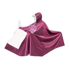 Fahrradjacke, Regenmantel, Cape, Regenschutz, Fahrrad Regenschutz mit Kapuze,