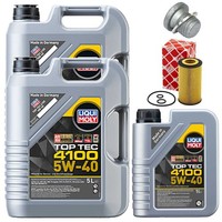 MotoröL Filter Set 5W-40 Liqui Moly 11 Liter + Schraube FüR Mercedes Sprinter