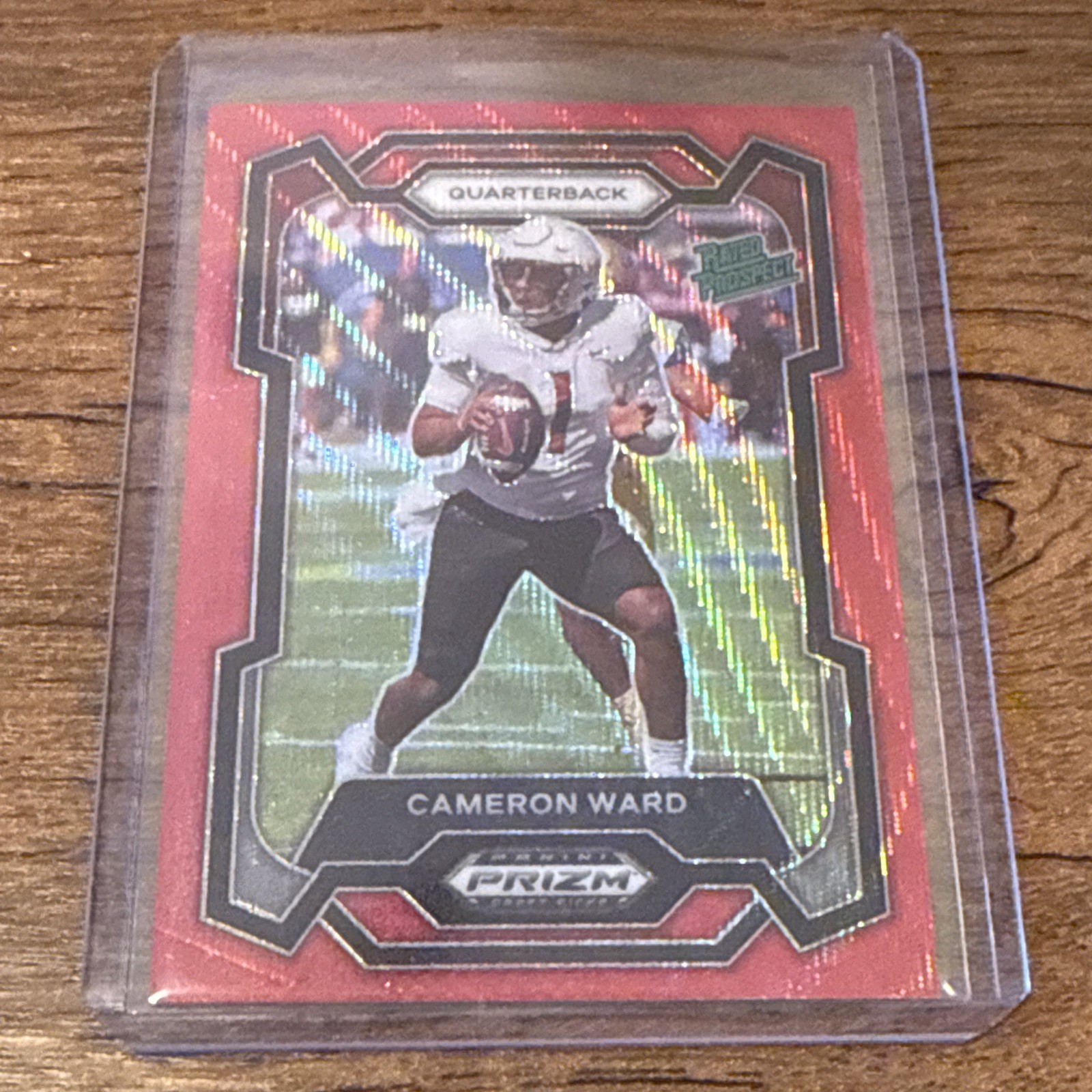CAMERON WARD 2024 PRIZM DP #199 RATED PROSPECT RED WAVE (RC)