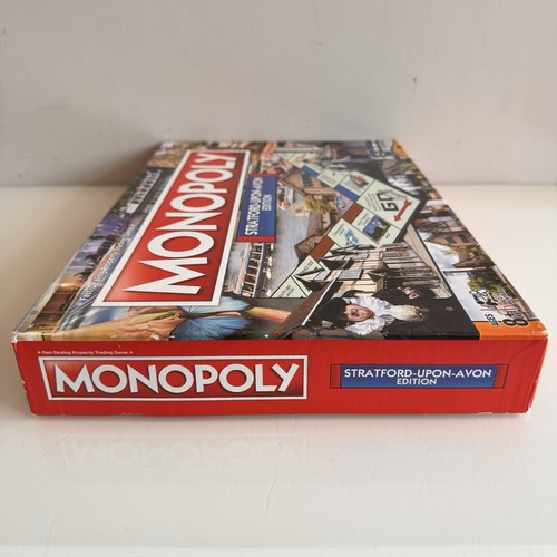 Monopoly Stratford-Upon-Avon Edition Board Game Hasbro 2016 Properly Trading - Picture 10 of 14