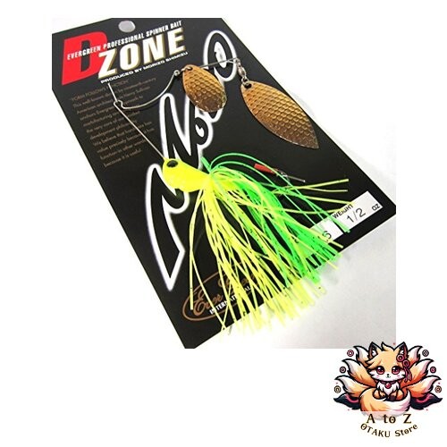 NEW Evergreen D-Zone Tandem Willow Leaf Spinnerbait 3/8oz Hot Tiger #06 - Image 1