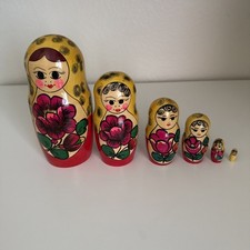 Russian Nesting Doll Handpainted Set of 6