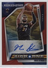 2021-22 Panini Chronicles Airborne Signatures Red Max Strus #AIR-MST Auto 4f5