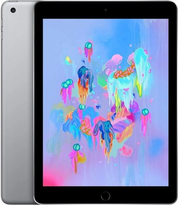 Apple iPad 6th Generation A1893 128GB Wi-Fi 9.7'' Space Gray - Grade B