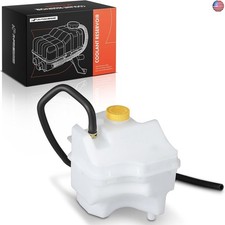 A-Premium Engine Coolant Overflow Recovery Reservoir Tank with Cap Hose