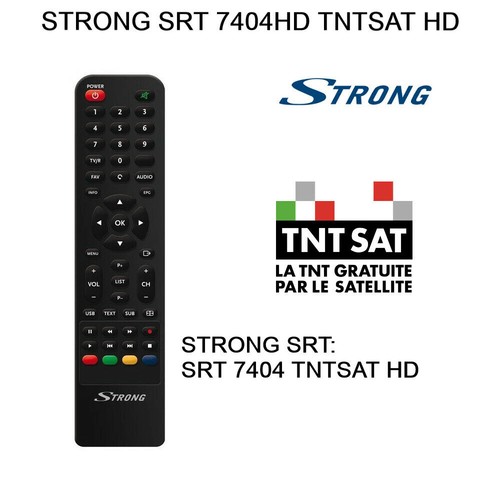 Strong SRT Genuine Remote Control SRT-7404 7405 7406 7407 7408 TNTSAT FRANSAT HD - Picture 2 of 6