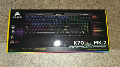 Corsair K70 RGB MK.2 mit MX Speed Switches, Gebraucht, Einwandfreiem Zustand