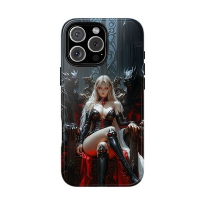 Phone Ink - Case for iPhone/Galaxy/Pixel - Fantasy Queen Dark Demons