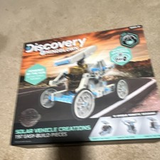Discovery Mindblown Solar Vehicle Creations STEM Set, Solar Powered, 197 Pieces