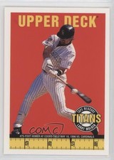 1998 Upper Deck Tape Measure Titans Larry Walker #4 HOF 0q3