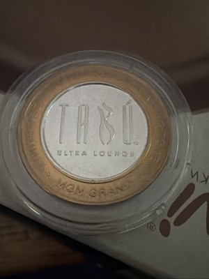 MGM Grand Silver Strike Casino Token Set $10 Chips, .999 Centers Tabu