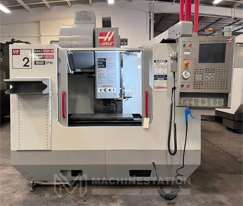 HAAS VF-2D CNC VERTICAL MACHINING CENTER - 4TH AXIS READY MILL