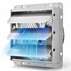 VEVOR 10 Inch Shutter Exhaust Fan Wall Mounted 874 CFM Automatic Louvers