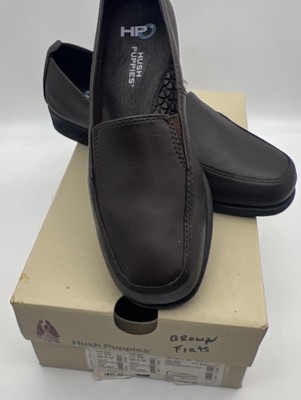 Hush Puppies Women s  Size 6.5 Heaven Dark Brown Leather Hp02 Slip On Shoes