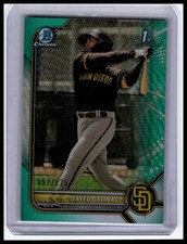 2022 Bowman #BCP-122 Zayed Salinas Chrome Prospects Aqua Refractors #/125
