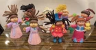 Cabbage Patch Kids Vintage 3" Plastic Figurines Lot Of 8