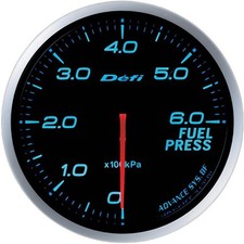 Defi 60mm Advance Bf Series Blue Fuel Pressure Gauge Defi Df10303 Defi 60mm Advance Bf Series Blue Fuel Pressure Gauge Defi Df10303