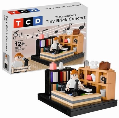 The Canvas Don Mac Miller Tiny Desk Concert Custom Lego Set with Figure