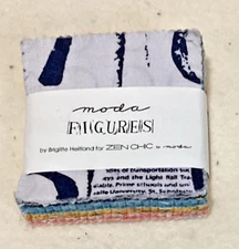 1 Moda FIGURES Mini Charm Pack 2.5"x2.5" Quilt Fabric 42 (Fabric 67) for ZENCHC