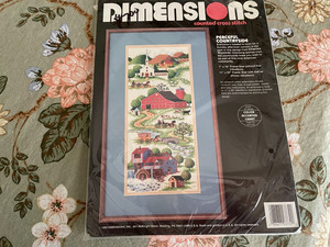 Dimensions Peaceful Countrytside cross stitch kit