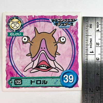 Droll No.125 B Dragon Quest Monsters Sticker Enix 1998 Japan