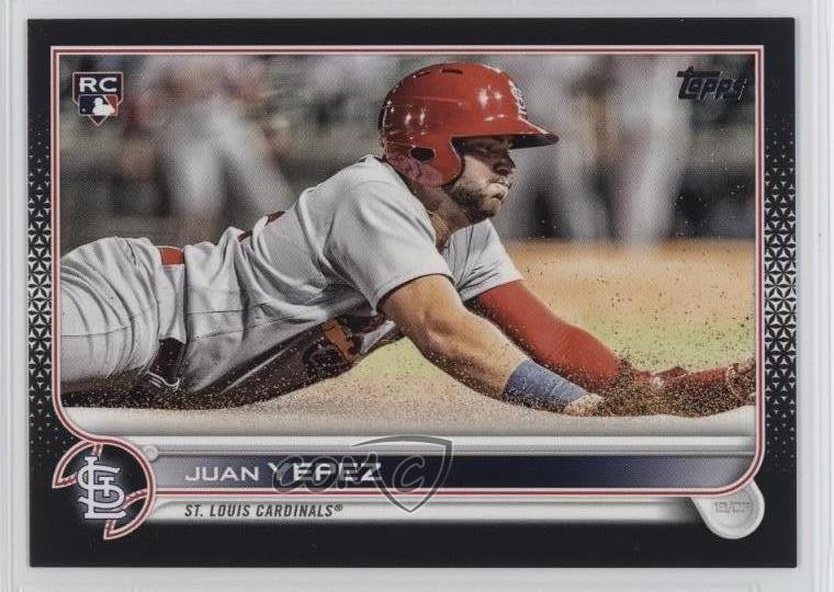 2022 Topps Series 2 Black 20/71 Juan Yepez #506 Rookie RC 18yk