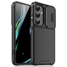 Slide Camera Armor Magnetic Case For Samsung S25 S24 S23 FE S22 Ultra A56 A36 A1