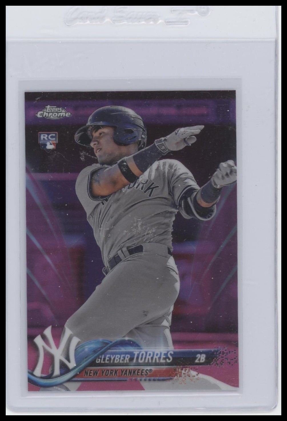 2018 Topps Chrome #31 Gleyber Torres Pink Refractor RC