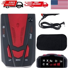 360  Laser Radar Detector with Voice Alerts for Safe Driving - 16 Band Support
