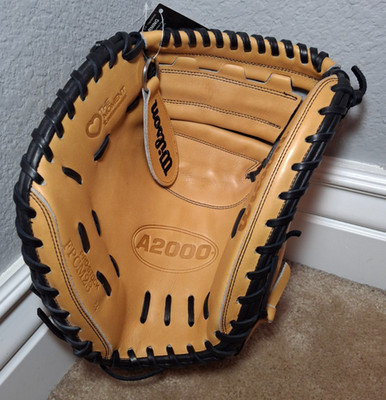 WILSON A2000 34'' LEFTY FASTPITCH SOFTBALL CATCHER'S MITT / GLOVE, LHT, FPCM23